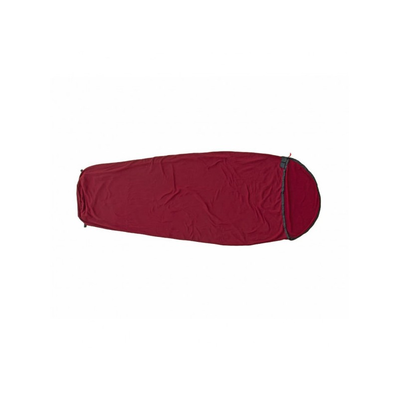Sleeping Liner microfleece mummy shape bordeaux