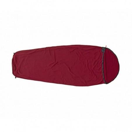 Sleeping Liner microfleece mummy shape bordeaux