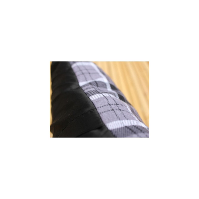 Cojín de viaje BasicNature 'Comfort' a cuadros