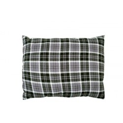 Cojín de viaje BasicNature 'Comfort' a cuadros