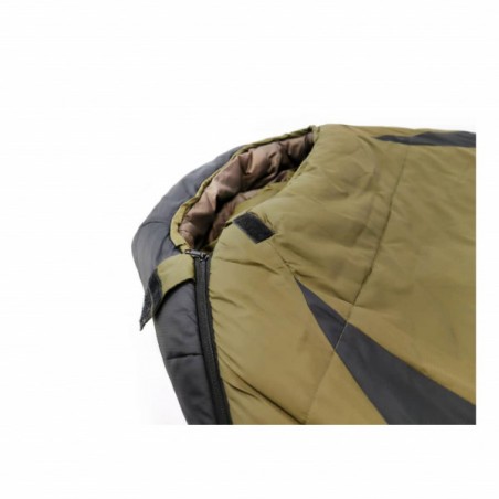 Saco de dormir outdoor Frostfall Comfort forma momia gris oliva