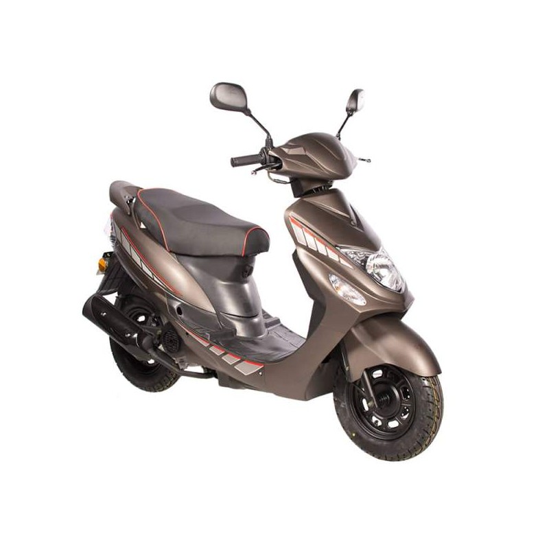 GMX 460 Sport Roller Scooter 25 km/h ciclomotor marrón mate Euro 5