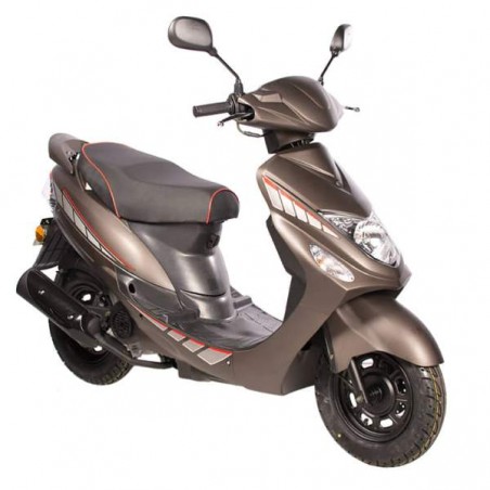 GMX 460 Sport Roller Scooter 25 km/h ciclomotor marrón mate Euro 5