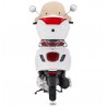Moto scooter Fighter 125 RR blanco Euro 5 moto ligera scooter retro scooter con baúl y parabrisas