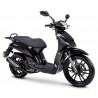 Patinete Fighter 125 TR negro Euro 5 moto ligera scooter rueda grande