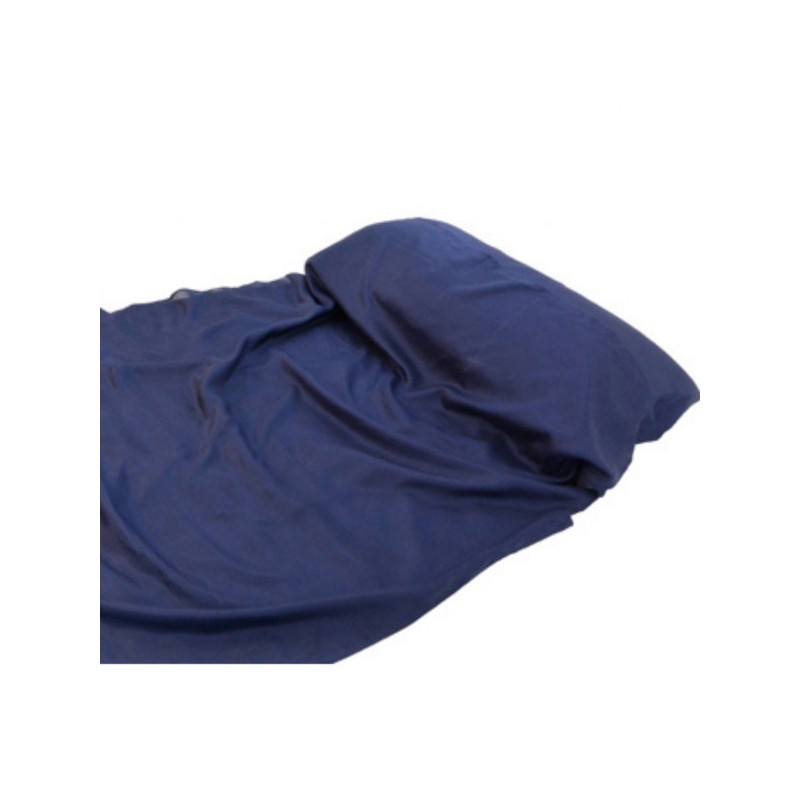 Sleeping Liner Seide Deckenform royalblau