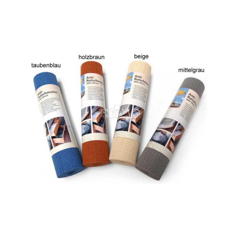 Alfombrilla antideslizante 30 x 360 cm azul paloma