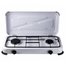 Cocina de camping Gas Flame 2 fuegos 50 mbar con ZS
