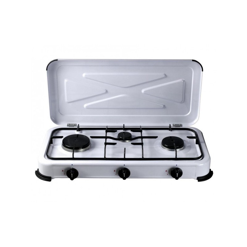 Cocina de camping Cocina 3 fuegos 50 mbar