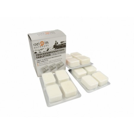 Origin Outdoors pastillas de combustible seco 12 piezas
