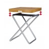 Bandeja Bo-Camp Bandeja de bambú para taburetes de camping