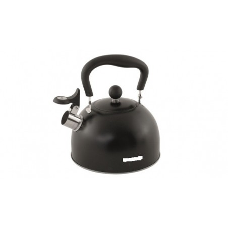 Hervidor de acero inoxidable Outwell 2,2 l negro