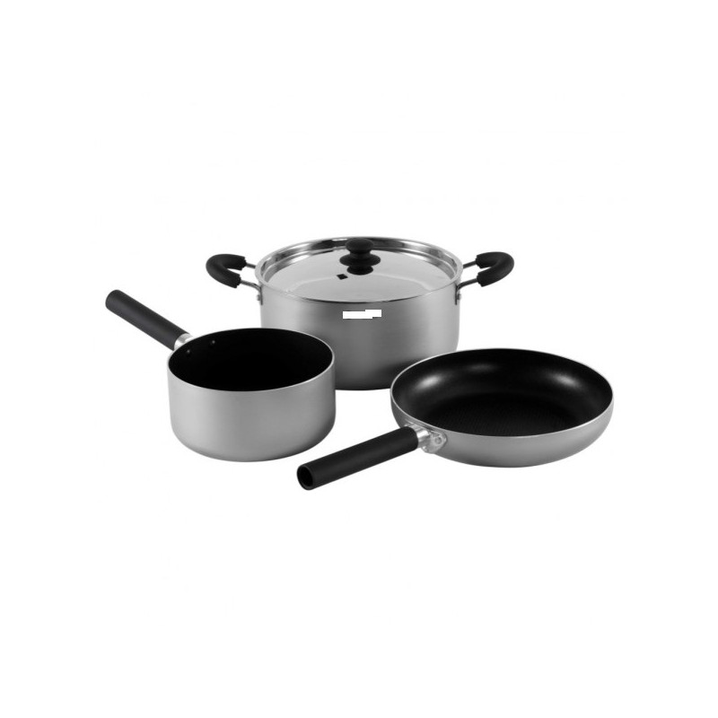 Juego de cocina Outwell juego de ollas 4 piezas gris