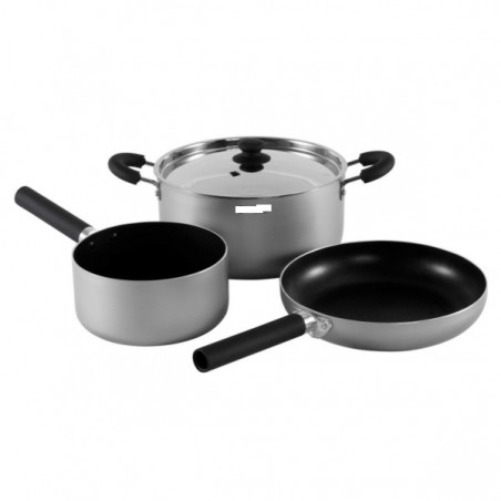 Juego de cocina Outwell juego de ollas 4 piezas gris