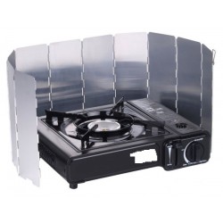 Camp4 Protector contra viento y salpicaduras plegable para cocina o barbacoa