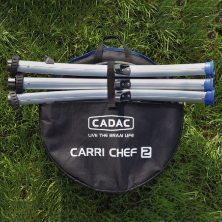 Cadac Carri Chef 2 Barbacoa/Plancha 30 mbar para toma de gas exterior