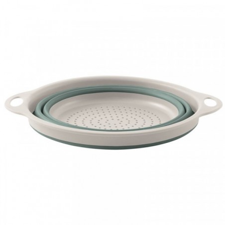 escurridor de cocina plegable gris-azul