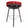 Parrilla de carbón parrilla redonda 34,5 cm