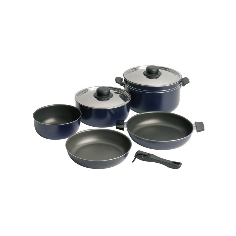 Vajilla camping 9 piezas - Batería de cocina Mondavio