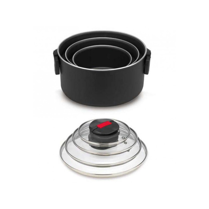 Olla Ballarini con tapa de cristal L 24 cm