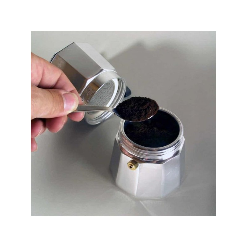 Cafetera Espresso Bellanapoli 3 tazas Alu nature