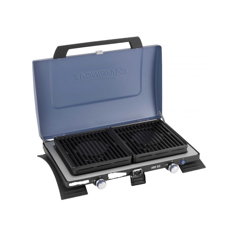 Cocina de 2 fuegos Campingaz 400-SG con placas de grill