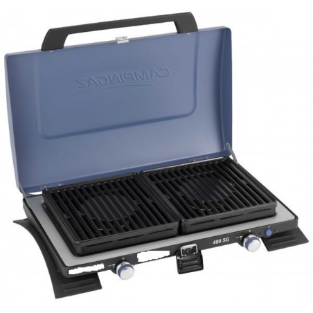 Cocina de 2 fuegos Campingaz 400-SG con placas de grill