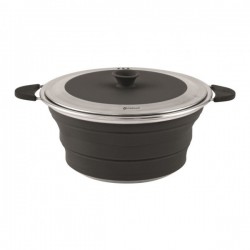 Olla plegable 2,5 litros negra
