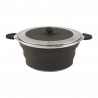 Olla plegable 2,5 litros negra