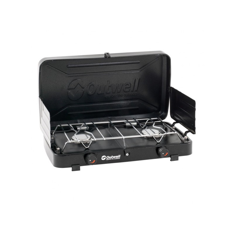 Cocina de gas Outwell Appetizer Duo 2 llamas con manguera de gas
