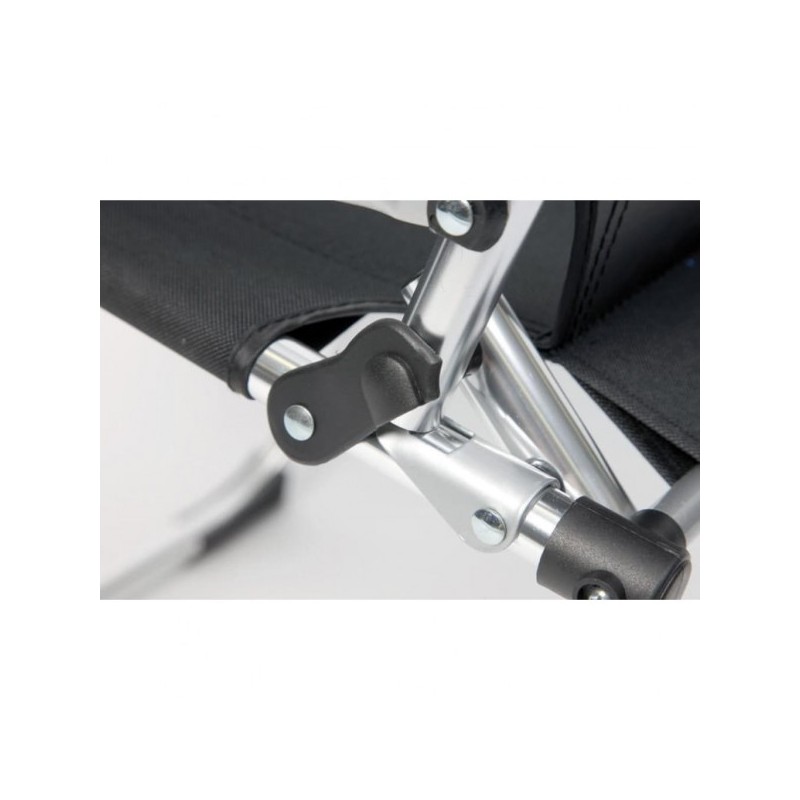Silla plegable de camping de aluminio grafito.