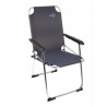 Silla plegable de camping de aluminio grafito.