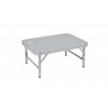 BO-Camp mesa plegable de camping aluminio 60 cm x 45 cm