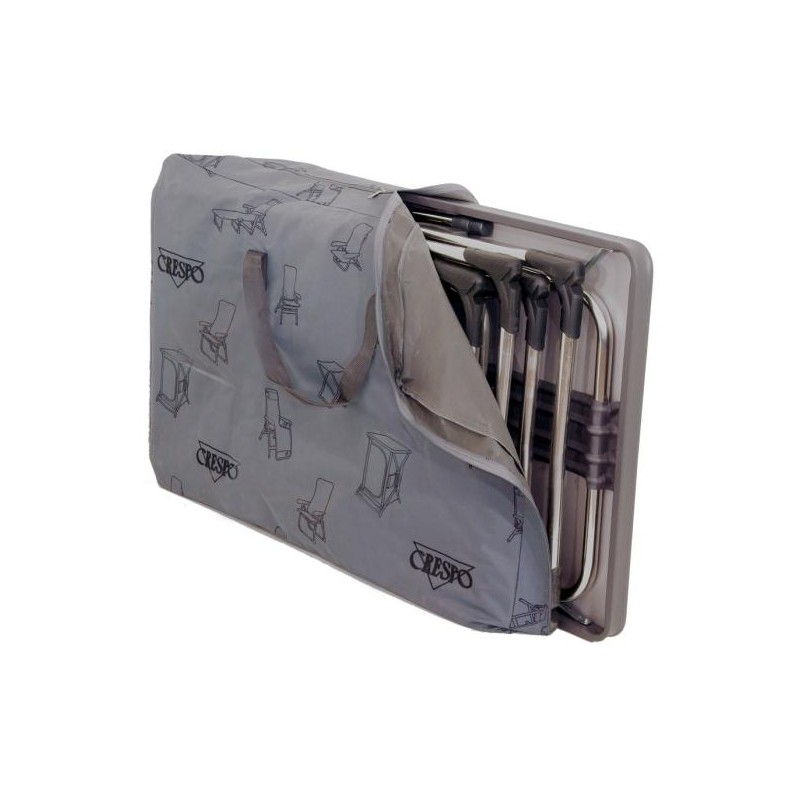 Conjunto de mesa y sillas Crespo para furgoneta, sin tapizar y sin reposapiés