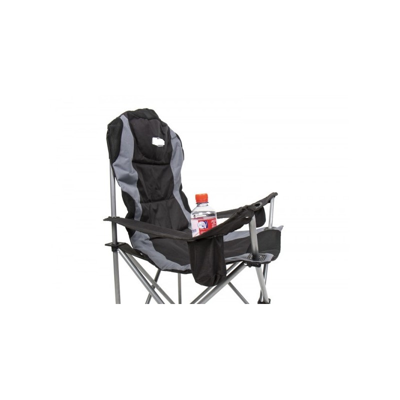Silla plegable Mccamping Toledo negro gris