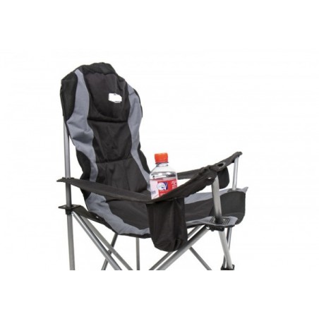 Silla plegable Mccamping Toledo negro gris