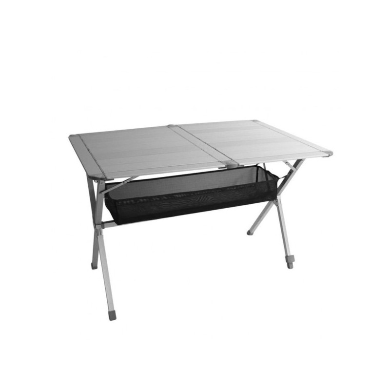Mesa de camping de aluminio Camp4 mesa rodante 140 x 80 cm