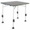 Mesa de camping de aluminio 80 x 60 regulable en altura