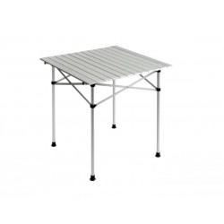 Mesa rodante camping mesa aluminio pequeña 70 x 70 cm