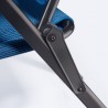 Silla de camping plegable HighQ Basic Blueline