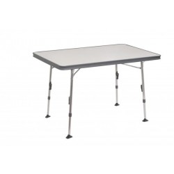 Mesa camping Crespo aluminio regulable en altura 110 x 70 cm