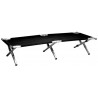 Cama de camping Basic Nature Travelchair 210 cm negro