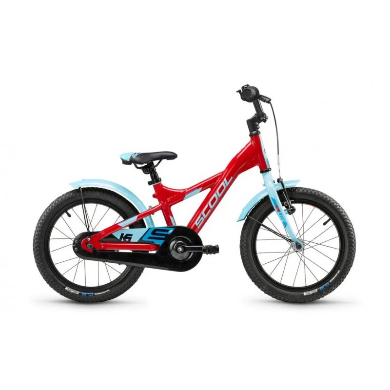 S'cool XXlite 16 1-velocidad - 2023 - 16 pulgadas - forma de Y roja