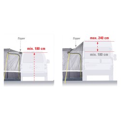 Toldo independiente para furgoneta High Peak Riva 2.0