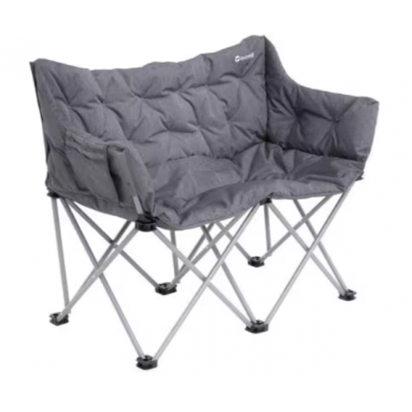 Sofá plegable Outwell Sardis Lake, 125x57cm, gris