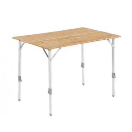 Mesa de camping Outwell Custer, bambú, 100x65x49/70cm