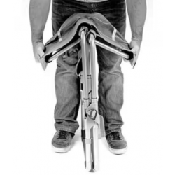 Silla plegable Campwerk, 54x40cm, gris