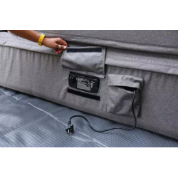 Sofá inflable Holiday Travel, gris moteado