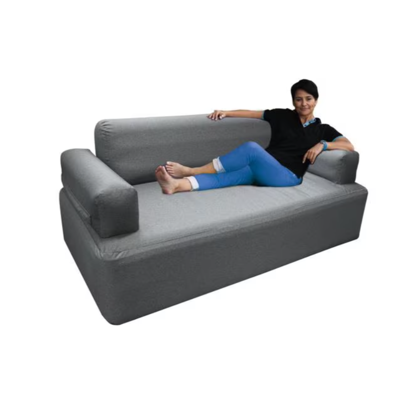 Sofá inflable Holiday Travel, gris moteado