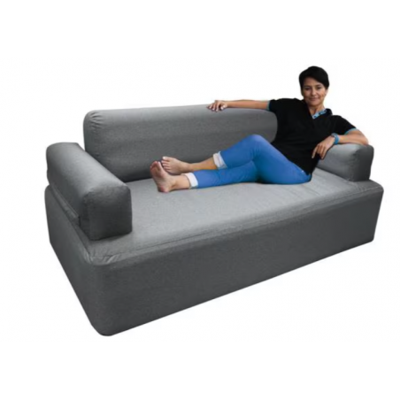 Sofá inflable Holiday Travel, gris moteado